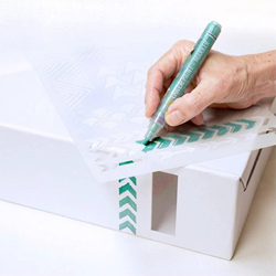 La Pajarita Kreidefarbenmarker silber - Kreativer Filzstift für Kinder