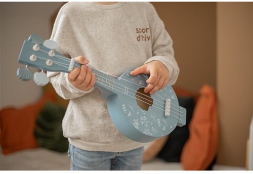 Label Label Holzbanjo blau - Musikinstrument für Kinder ab 3 Jahren-2
