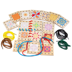 Bigjigs Schnürsenkel-Fliesen