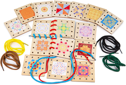 Bigjigs Schnürsenkel-Fliesen