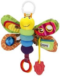 Tomy Babyspielzeug Freddie das Glühwürmchen - sensorisches Plüsch Kuscheltier