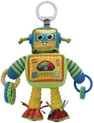 Lamaze Babyspielzeug Rusty the Robot - buntes sensorisches Plüsch