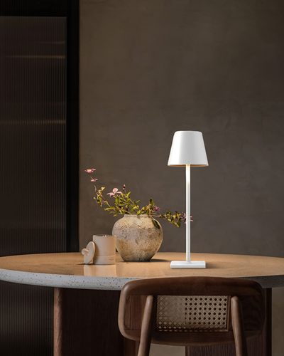 Attalos Tischlampe - USB-C wiederaufladbare tischleuchte - Dimmbare Touch-LED-Lampe Schwarz - Hochwertige Verarbeitung - Kabelloses Nachtlicht - 38 cm-2