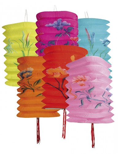 Boland Lampion 'China delight' (16 cm) 6 ass.