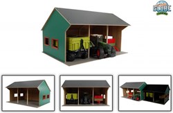 Kids Globe Landbouwloods voor 3 Voertuigen, 1:16