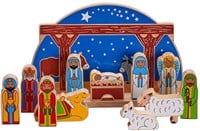 Lanka Kade Holzkrippe Deluxe - pädagogisches Spielzeug Weihnachten