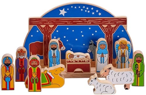 Lanka Kade Holzkrippe Deluxe - pädagogisches Spielzeug Weihnachten