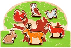 Lanka Kade Formenpuzzle Bauernhoftiere - Lernspielzeug aus Karton