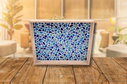 Little Creations LC DIY Paket Mosaik Tablett - Blau