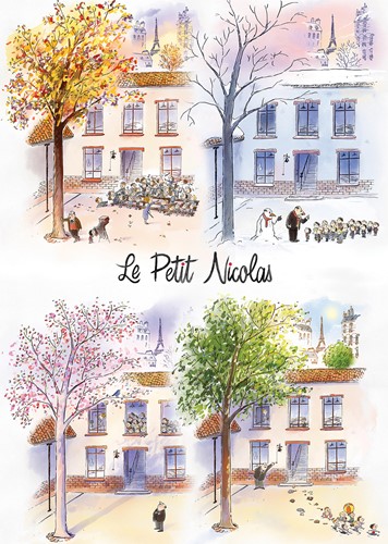 Grafika Le Petit Nicolas - Les Quatre Saisons - 1000 Teile