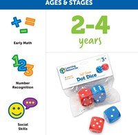 Learning Resources Schaumstoffwürfel Lernspielzeug Set 2 Stück mehrfarbig-2