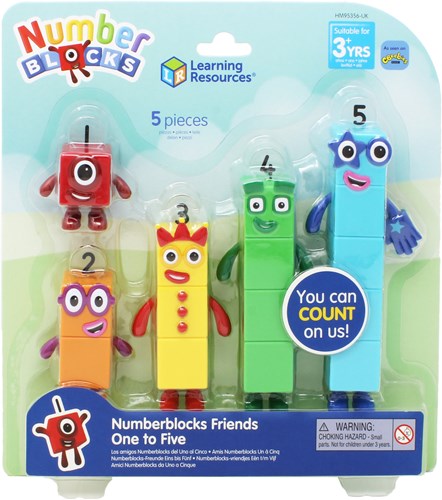 Learning Resources Numberblocks - Lernspielzeug Set mit 5 Figuren