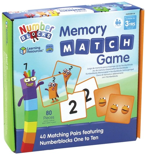 Learning Resources Memoryspiel Numberblocks - Lernkartenspiel für Kinder-2