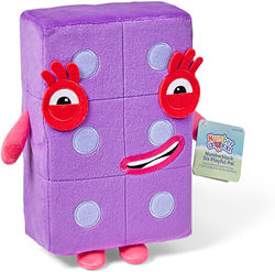 Learning Resources Kuscheltier Spielzeug Numberblocks Numberblock Six Lernspielzeug