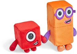 Learning Resources Kuscheltiere Numberblocks Eins und Zwei - Lernspielzeug