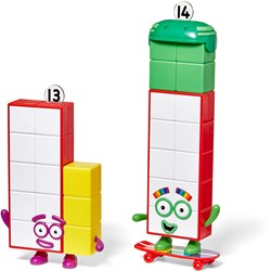 Learning Resources Numberblocks Lernspielzeug Figuren Set Dreizehn und Vierzehn