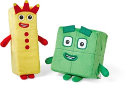 Learning Resources Kuscheltiere Numberblocks Three and Four - Lernspielzeug
