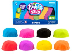 Learning Resources sensorisches Spielzeug Playfoam Sand 8er-Pack multicolor