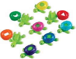 Learning Resources Badespielzeug Schildkröten Formen und Farben Set 16 Stück