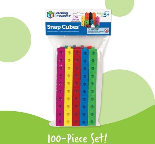 Learning Resources Bausteine Snap Cubes - Set mit 100 Stück-2