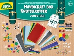Lena Lena Creatief Jumbo Bastelkoffer Blau 800 Teile