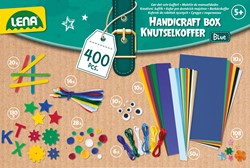 Lena Lena Kreativ-Bastelkoffer Blau 400 Teile