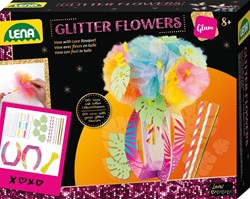 Lena Glitzer Blumen Bastelset - kreatives Spielzeug für Kinder