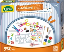 Lena Bastelkoffer Zubehörset - Kreatives Spielzeugset für Kinder