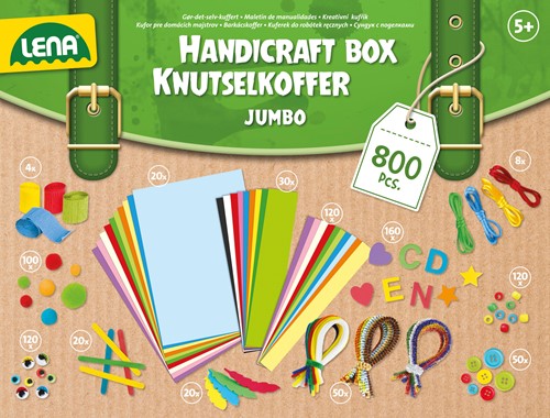 Lena Lena Creatief Jumbo-Bastelkoffer 800 Teile
