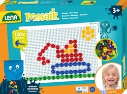 Lena Lena Mosaik-Set Transparent 120 Stück 15 mm