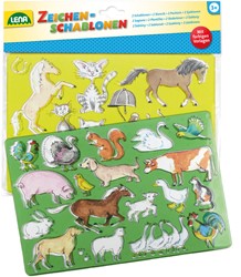 Lena Zeichenschablonen Pferde und Katzen