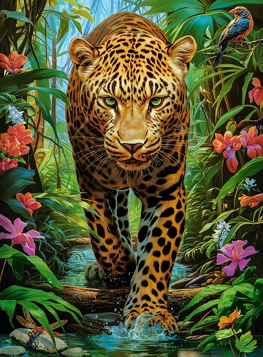 Castorland Leopard in der Wildnis - 2000 Teile