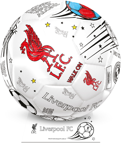 Team Merchandise Fußball Malset Liverpool FC - Kreatives Fußballset für Kinder