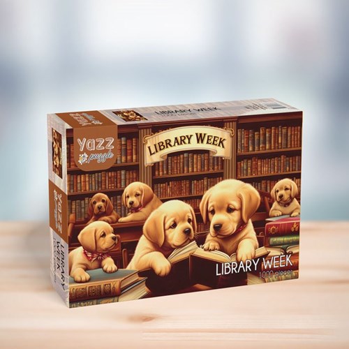 Yazz Puzzle Library Week - 1000 Teile Legespiel Multicolor-2