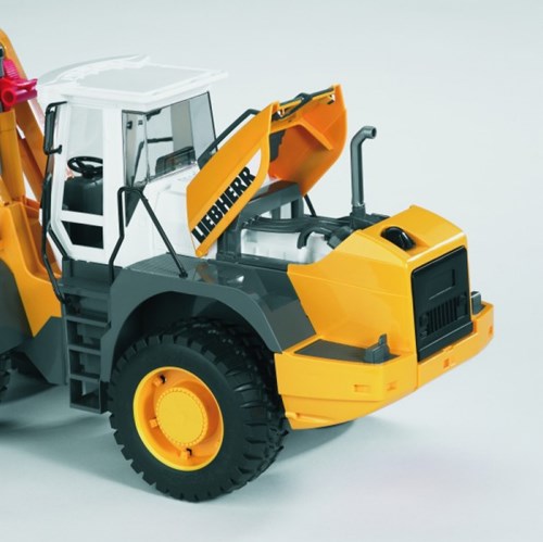 Bruder Radlader Liebherr L574 Baufahrzeug Kunststoff 1:16 gelb-3