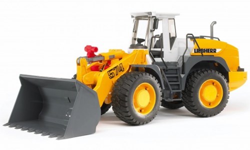 Bruder Radlader Liebherr L574 Baufahrzeug Kunststoff 1:16 gelb
