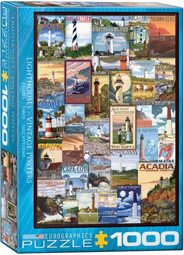 Eurographics puzzle Leuchttürme - 1000 Teile-2