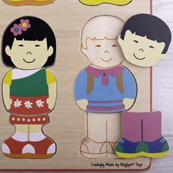 Bigjigs Kleine Freunde Puzzle