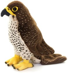 Living Nature Kuscheltier Spielzeug Wanderfalke - weicher Plüschvogel