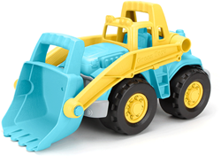 Grüner Spielzeug-Ladewagen