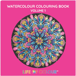 Life Of Colour Aquarell Malbuch Hardcover 25x25cm 50 Illustrationen