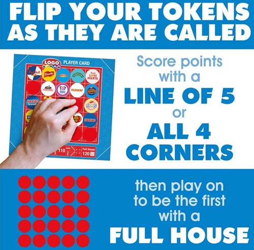 Tomy Logo Bingo Spiel - pädagogisches Familienspiel für Kinder-3