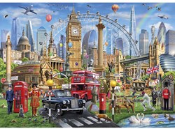 Gibsons Puzzle London Calling - 1000 Teile Puzzlespaß