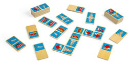 BigJigs Holz Dominospiel London - Lernspielzeug für Kinder