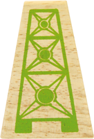 BigJigs Holz Eisenbahn Hochbausteine - 12er Set - Erweiterungsset