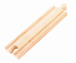 BigJigs Holz Eisenbahn mittlere gerade Schienen Set - Spielzeug