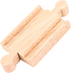 BigJigs Holz Eisenbahnschienen Mini M/M - Erweiterungsset für Zugstrecke