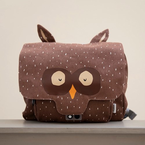 Trixie Schultasche Rucksack Mr. Owl - wasserabweisend und robust für Kinder-3