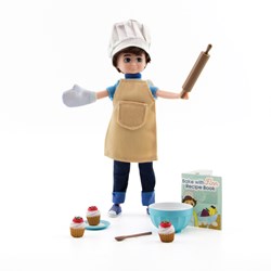 Lottie Puppen Cake Bake Backset Puppenkleidung und Zubehör für Kinder
