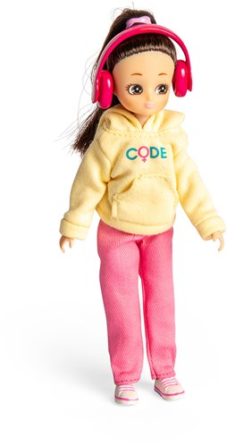 Lottie Puppe Coder Girl - Modepuppe für Kinder - STEM Spielzeug